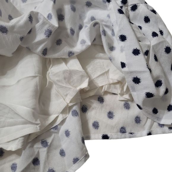 TCEC White/Black Polkadot Mini Dress Size M - Picture 6 of 7